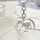 Round Acrylic Keychain Blanks - DIY Craft Supplies