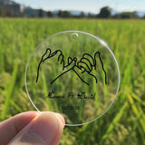 Round Acrylic Keychain Blanks - DIY Craft Supplies