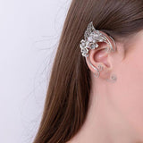 Punk Elf Ear Hook Earrings Non Piercing Ear Cuff Wrap Stud Clip