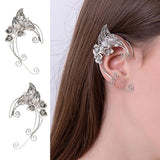 Punk Elf Ear Hook Earrings Non Piercing Ear Cuff Wrap Stud Clip