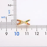 Nidin Punk Style Ear Cuff Earrings for Women X Shape Ear Clips