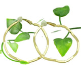 Silver Plating Ear Hoop Earrings for Women Big Circle Non Pierced Jewelry