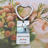 Personalized Keychain with Name and Date Engraving