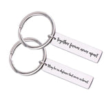 Together Forever Couple Keychain Engraved
