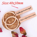 Together Forever Couple Keychain Engraved