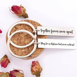 Together Forever Couple Keychain Engraved