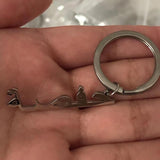 Arabic Name Keychain Personalized Initial Key chain for Women Men