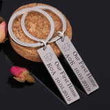 Our First Home Keychain Set Couples Housewarming Gift