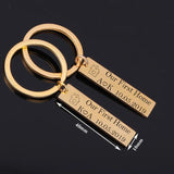 Our First Home Keychain Set Couples Housewarming Gift