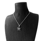 925 Silver Necklace Petals Flower Romantic Jewelry Gift Women