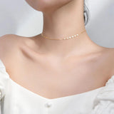 Hearts Beads Pendant Necklace 925 Sterling Silver Short Necklace