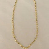 SHANICE Sterling Silver Oval Bead Ball Chain Necklace