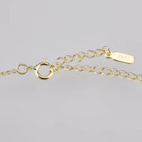 Sterling Silver Lavender Zircon Pendant Charm Necklace