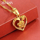 925 Sterling Silver Heart Necklace Chains For Women Jewelry