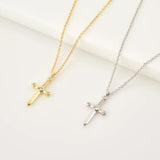 925 Silver Sword Pendant Chain Necklace Plain Wedding Rock P