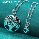 Tree of Life Pendant Necklace in 925 Silver