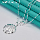 Tree of Life Pendant Necklace in 925 Silver