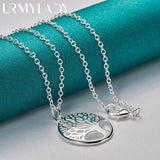 Tree of Life Pendant Necklace in 925 Silver