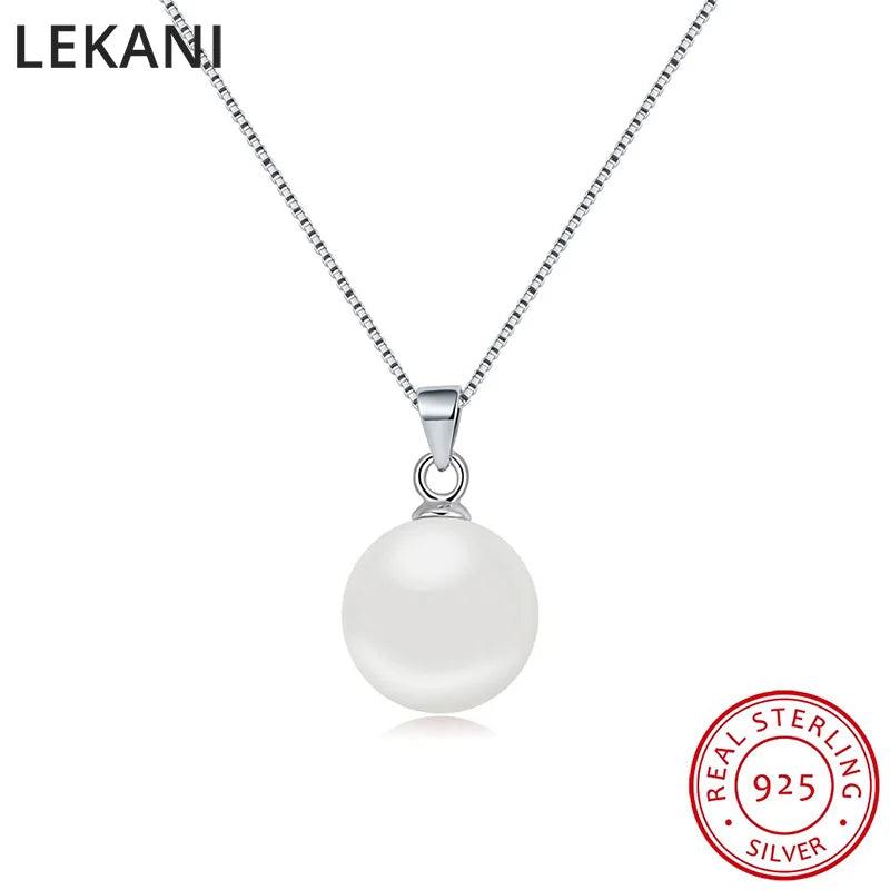 Classic Pearl Pendant Necklace S925 Silver Fine Jewelry