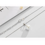 Classic Pearl Pendant Necklace S925 Silver Fine Jewelry