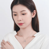 Stars Moon Planet 925 Silver Chain Necklace SNE464