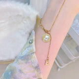 Shine Personalized Bear Necklace Animal Chain Party Jewelry