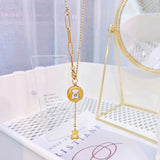 Shine Personalized Bear Necklace Animal Chain Party Jewelry