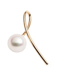 925 Silver Pearl Choker Necklace Pendant 14K Plated Women Wedding Jewelry