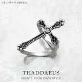 Royalty Cross Stones Ring,Victorian Fine Jewerly For Women