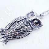 925 Sterling Silver Pendant Owl Brand Jewelry Europe Soul Gift For Woman