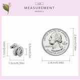 925 Silver Dragon Charms Bead Women DIY Bracelets Necklaces EFC546