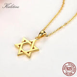 Star of David Sterling 925 Silver Necklace Judaica Hebrew Jewelry Hanukkah