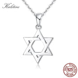 Star of David Sterling 925 Silver Necklace Judaica Hebrew Jewelry Hanukkah