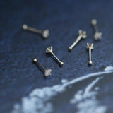 14k Real Au585 Nose Rings Studs Piercing Body Jewelry