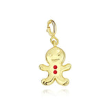 Christmas Candy Cane Pendant 925 Sterling Silver Plated Necklace Accessories