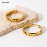 Geometric Hoop Earrings for Women Girls Travel Jewelry