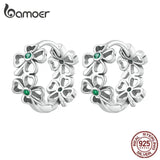 925 Silver Four-leaf Clover Finger Ring Lucky Clover Ring for Women