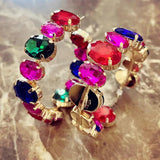 Crystal Hoop Earrings for Women - Jewelry Boutique Statement Accessories
