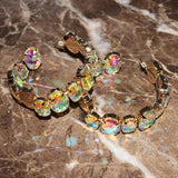 Crystal Hoop Earrings for Women - Jewelry Boutique Statement Accessories