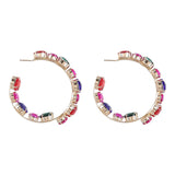 Crystal Hoop Earrings for Women - Jewelry Boutique Statement Accessories
