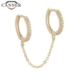 925 Silver Chain Tassel Earrings for Women