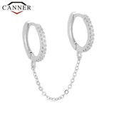 925 Silver Chain Tassel Earrings for Women