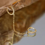 925 Silver Chain Tassel Earrings for Women