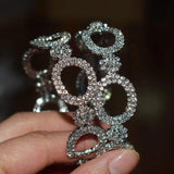 Arrival Rhinestone Hoop Earrings Statement Accessories