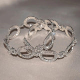 Arrival Rhinestone Hoop Earrings Statement Accessories
