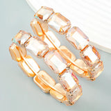 Crystal Gems Hoop Earrings Holiday Jewelry Boutique Accessories