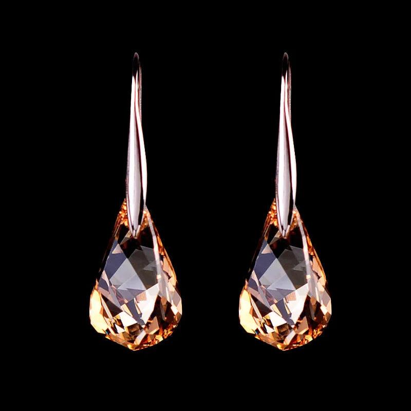 Colorful Crystal Japanese Earrings