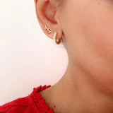 925 Sterling Silver Retro Pearl Earrings For Women