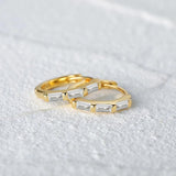 925 Silver Zircon Huggie Hoop Earrings CZ Circle Fine Jewelry Gift