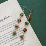 Exotic Nepalese Tibetan Personality Earrings Ethnic Jewelry Gift
